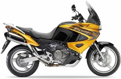 Honda XL 1000 V Varadero 2007 2011 yellow Y199 naklejki fooqs naklejki stickers aufkleber oem etiketler სტიკერები