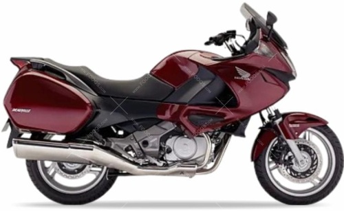 Honda NT 700 V Deauville 2006 2010 red R319 fooqs naklejki stickers decals aufkleber oem pentru