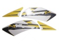 Honda XL 1000 V Varadero 2007 2011 yellow Y199 fooqs stickers aufkleber naklejki autocollants adesivi nalepky