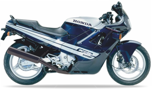 Honda CBR 600F 1987 Blue PB161 fooqs naklejki stickers decals aufkleber adesivi adesivo autocollants