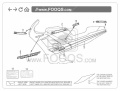 Honda CBR 600F 1987 1988 fooqs naklejki stickers decals aufkleber adesivi adesivo autocollants oem