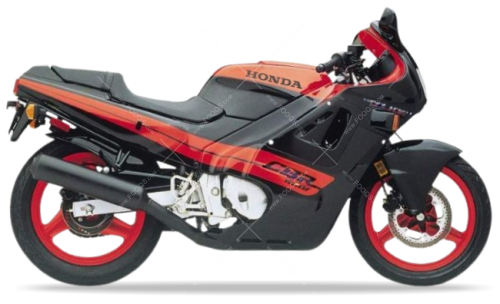 Honda CBR 600F 1988 Black NH1 fooqs naklejki stickers decals aufkleber adesivi adesivo autocollants