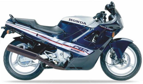 Honda CBR 600F 1988 Blue PB161 fooqs naklejki stickers decals aufkleber adesivi adesivo autocollants
