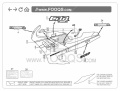 Honda CBR 600F 1989 1990 fooqs naklejki stickers decals aufkleber adesivi adesivo autocollants oem