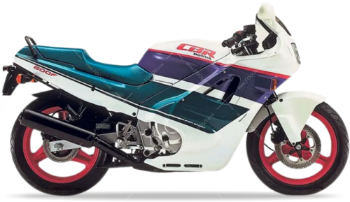 Honda CBR 600F 1990 White NH193H fooqs naklejki stickers decals aufkleber adesivi adesivo autocollants