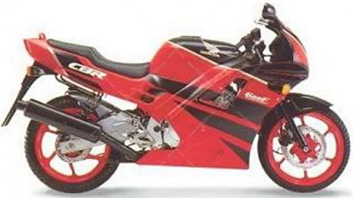 Honda CBR 600F 1991 Red R110B fooqs naklejki stickers decals aufkleber adesivi adesivo autocollants