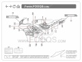 Honda CBR 600F 1993 fooqs naklejki stickers decals aufkleber adesivi adesivo autocollants oem
