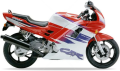 Honda CBR 600F 1994 White NH196 Red fooqs naklejki stickers decals aufkleber adesivi adesivo autocollants