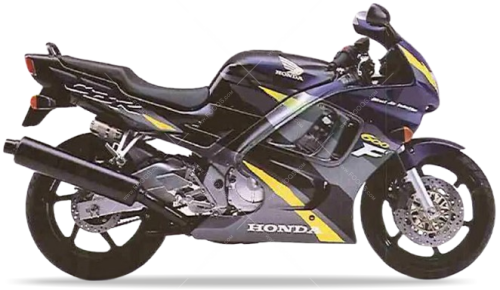 Honda CBR 600F 1996 Black NH1H Blue fooqs naklejki stickers decals aufkleber adesivi adesivo autocollants