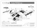 Honda CBR 600F 1995 1996 fooqs naklejki stickers decals aufkleber adesivi adesivo autocollants oem