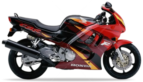 Honda CBR 600F 1996 Black NH1K Red fooqs naklejki stickers decals aufkleber adesivi adesivo autocollants