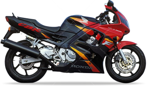 Honda CBR 600F 1995 Black NH1K Red fooqs naklejki stickers decals aufkleber adesivi adesivo autocollants