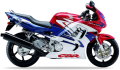Honda CBR 600F 1997 Red R127A Blue fooqs naklejki stickers decals aufkleber adesivi adesivo autocollants