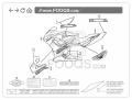 Honda CBR 600F 2002 fooqs naklejki stickers decals aufkleber adesivi adesivo autocollants oem
