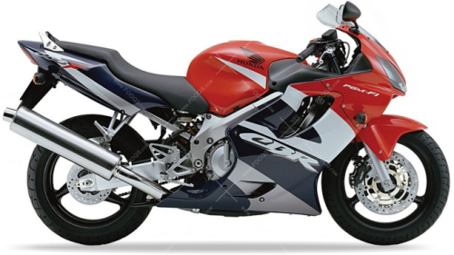 Honda CBR 600F 2002 Red R127 Dark Blue fooqs naklejki stickers decals aufkleber adesivi adesivo autocollants