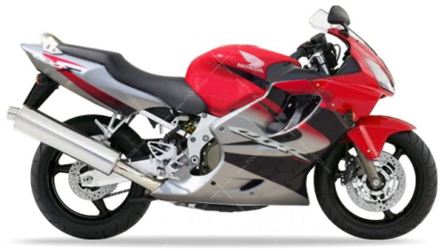 Honda CBR 600F 2004 Red R157 fooqs naklejki stickers decals aufkleber adesivi adesivo autocollants