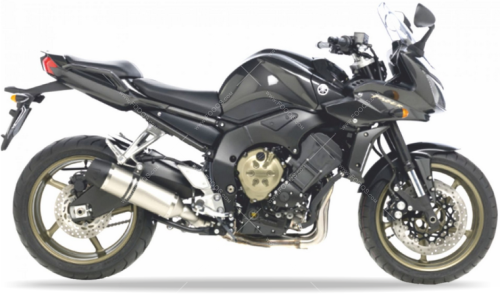 Yamaha FZ1 S fazer 2006 2007 2008 2009 dark Gray G DNMG motor stickers oem parts oryginal aufkleber autocollants adesivi nalepky naklejki