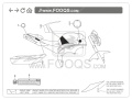 Yamaha FZ1 N 2006 yellow LRYS1 motor stickers oem parts oryginal aufkleber autocollants adesivi nalepky naklejki 1