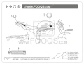 Yamaha FZ1 N 2008 2009 black SMX abs motor stickers oem parts oryginal aufkleber autocollants adesivi nalepky tal mutur 1