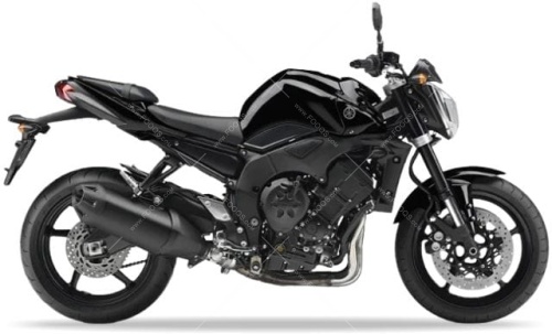 Yamaha FZ1 N 2010 2012 black SMX fooqs naklejki stickers oem decals aufkleber adesivi autocollants original nalepky 2