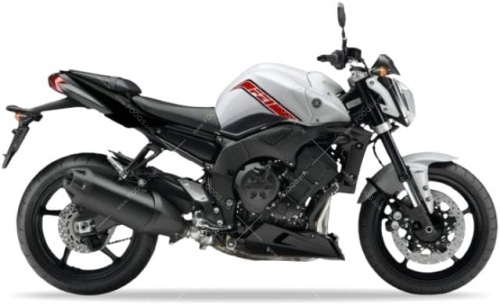 Yamaha FZ1 N 2012 white BWC1 fooqs naklejki stickers oem decals aufkleber adesivi autocollants original nalepky