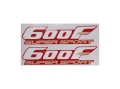 Honda CBR 600 F 1991 red R110B fooqs stickers aufkleber naklejki autocollants adesivi nalepky motorstickers
