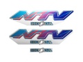Honda NTV 650 Revere 1993 1995 green G130 fooqs naklejki stickers aufkleber