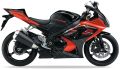 Suzuki GSX R 1000 2007 Black 019 Orange YME fooqs naklejki stickers decals aufkleber adesivi adesivo autocollants