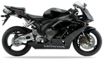 Honda CBR 1000 RR 2005 USA schwarz NH1 aufkleber