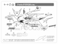 Honda Cbr 1000 rr 2008 2009 hrc sc59 fooqs stickers aufkleber decals