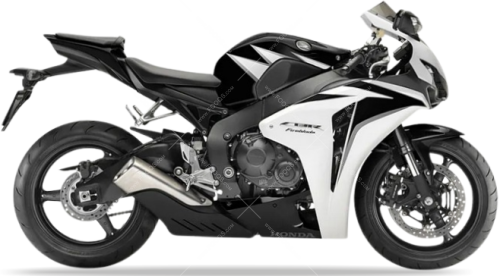 Honda CBR 1000RR Fireblade 2010 White Black NHB01XA fooqs naklejki stickers decals aufkleber adesivi adesivo autocollants