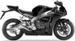 Honda CBR 1000 RR 2011 Fireblade schwarz NHB01 aufkleber