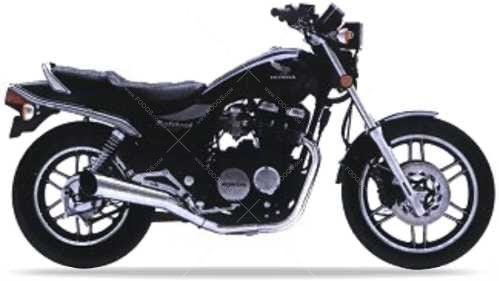 HONDA CB 650 Nighthawk 1985 black fooqs naklejki stickers decals aufkleber oem oryginalne parts