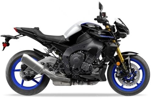 Yamaha MT 10 sp 2022 black white fooqs stickers naklejki aufkleber налепнице за мотоцикле