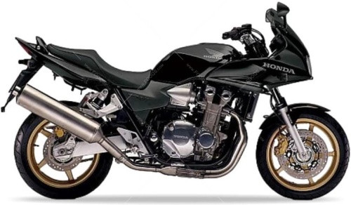 Honda CB 1300 S 2007 2008 black NH463F fooqs stickers naklejki aufkleber autocolantes motorkerékpár matricák