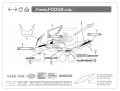 Honda CB 1300S 2008 2009 white NFA66DF fooqs stickers naklejki aufkleber klistermerki autocollants moto