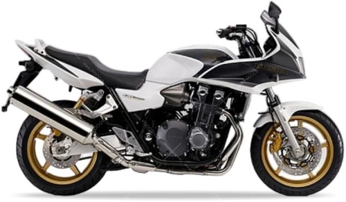 Honda CB 1300S 2009 white NFA66DF fooqs stickers naklejki aufkleber pegatinas autocollants moto