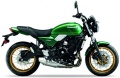 Kawasaki Z 650 RS 2022 emerald green motor stickers oem parts oryginal aufkleber tal mutur naklejki