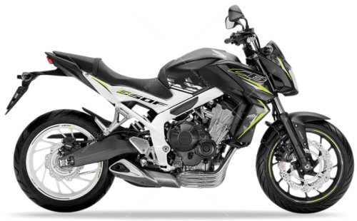 Honda CB 650 F 2016 Black NH436X motorcycle naklejki stickers decals aufkleber oem