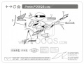 Honda CB 650 F 2018 red R381 stickeren parts naklejki αυτοκόλλητα oem motorcycle