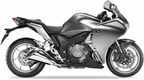 Honda VFR 1200F 2010 2015 silver NHA14 fooqs naklejki stickers decals aufkleber oem klistermærker