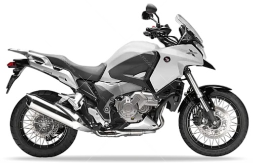 Honda VFR 1200 X Crosstourer 2014 white NHB54 fooqs naklejki stickers decals aufkleber oem tarra