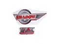 Honda VT 600 Shadow VLX 1993 1995 red R101 motodecals fooqs stickers aufkleber naklejki autocollants adesivi nalepky motorstickers