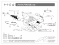 Suzuki GSX R 1000 2003 Silver fooqs naklejki stickers decals aufkleber adesivi adesivo autocollants