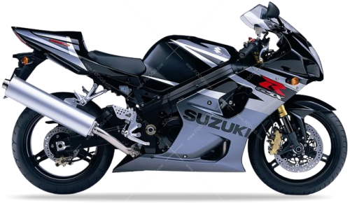 Suzuki GSX R 1000 2004 Grey YU8 Black 019 fooqs naklejki stickers decals aufkleber adesivi adesivo autocollants