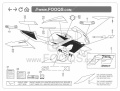 Suzuki GSX R 1000 2004 Yellow Grey fooqs naklejki stickers decals aufkleber adesivi adesivo autocollants