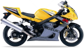 Suzuki GSX R 1000 2004 Pearl Yellow Grey fooqs naklejki stickers decals aufkleber adesivi adesivo autocollants