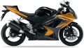 Suzuki GSX R 1000 2008 Black 019 Gold YMG fooqs naklejki stickers decals aufkleber adesivi adesivo autocollants