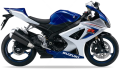 Suzuki GSX R 1000 2008 Blue YKY White fooqs naklejki stickers decals aufkleber adesivi adesivo autocollants