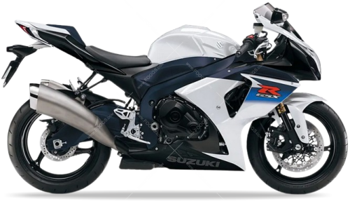Suzuki GSX R 1000 2010 White YBD Mat Blue YUA fooqs naklejki stickers decals aufkleber adesivi adesivo autocollants